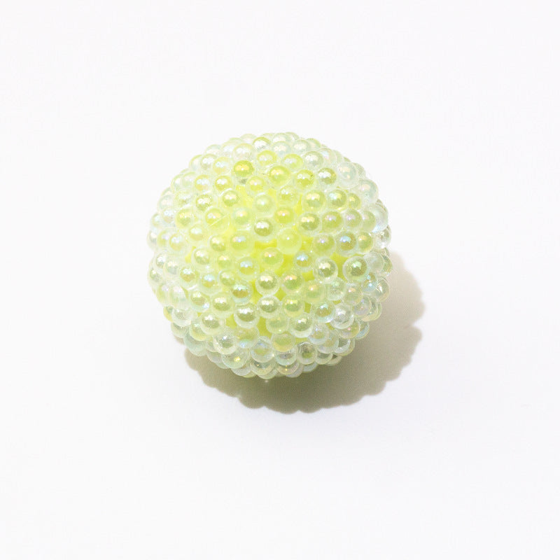 Wholesale 10PCS DIY Sugar Beads Loose Beads Transparent Jelly Through Hole Beads